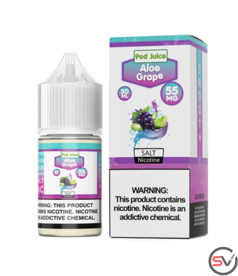 POD JUICE TFN SALT 30ML - ALOE GRAPE POD JUICE TFN SALT 30ML - ALOE GRAPE